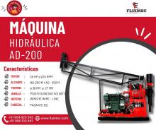 MAQUINA QUE TRABAJA CON MOTOR DIESEL HIDRAULICA AD - 200 